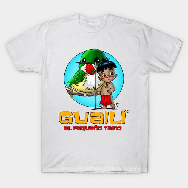 Guailí El pequeño Taino T-Shirt by AV Art Studio